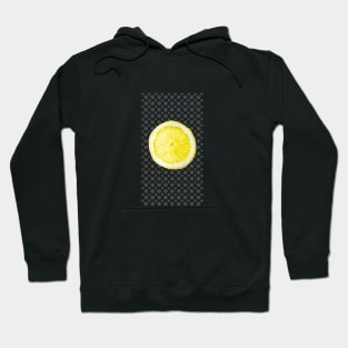 lemons yellow slice with dots Hoodie